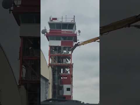 Ft Benning Air Traffic Control Tower Demolition