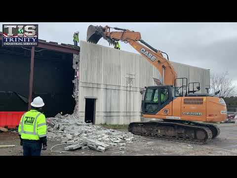 Naval Air Station (Pensacola, FL) - Commissary Exterior Panel Demolition